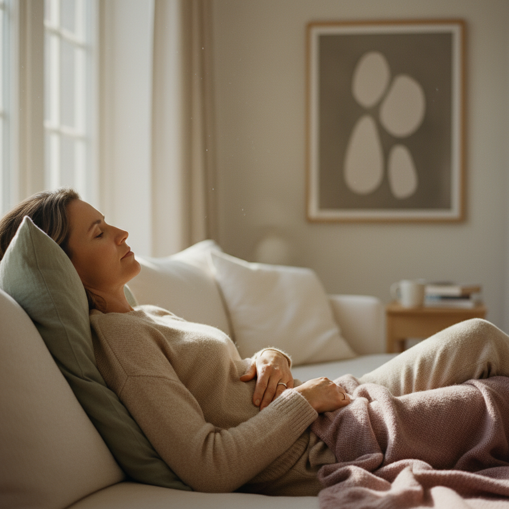 Person med plager relatert til fibromyalgi (hbot)