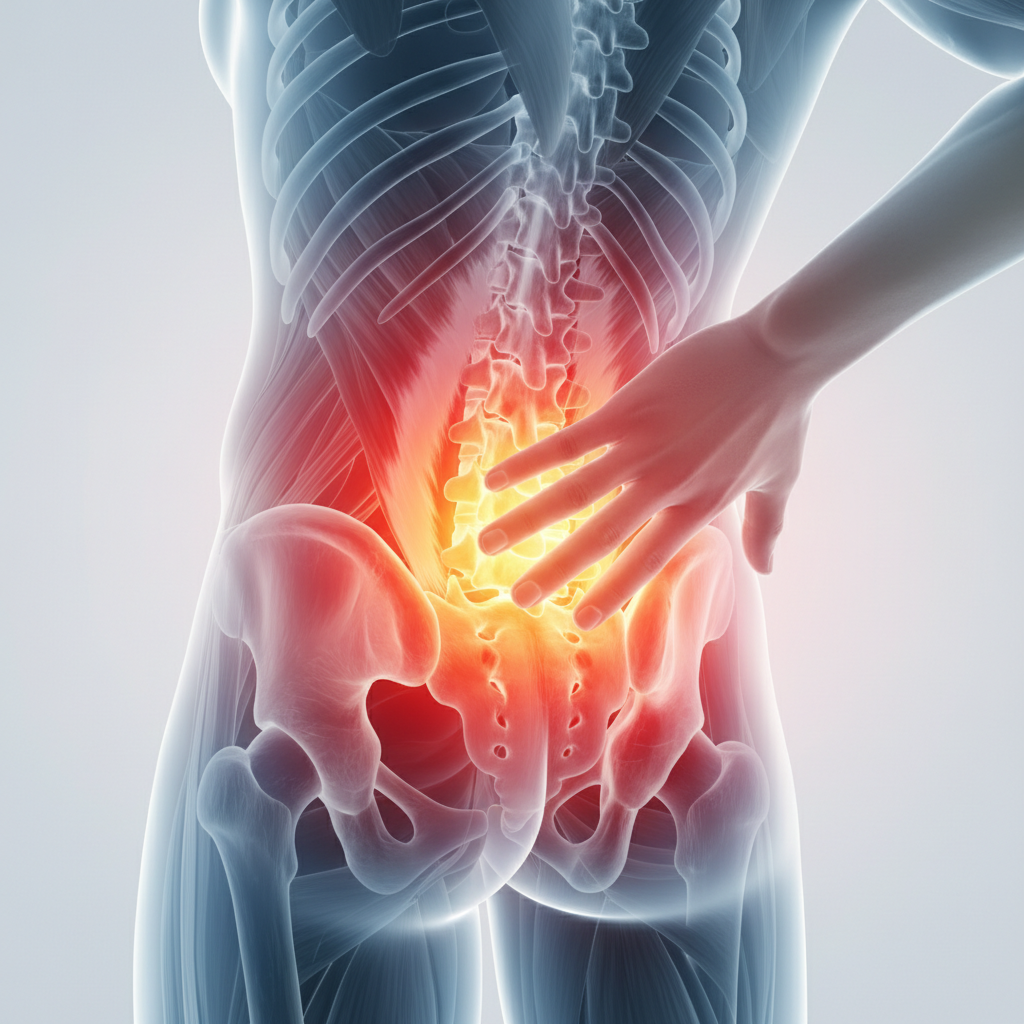Anatomisk illustrasjon relatert til diagnosen