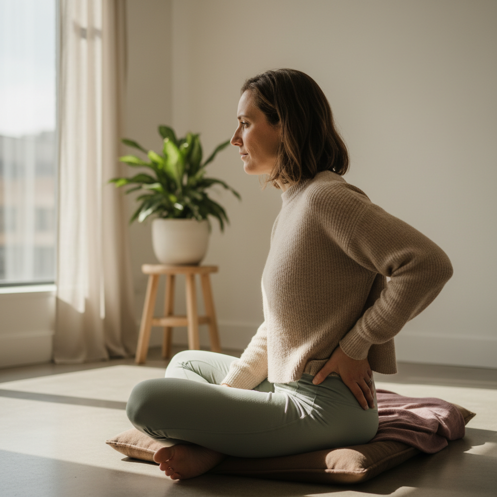 Illustrasjon relatert til piriformis-syndrom