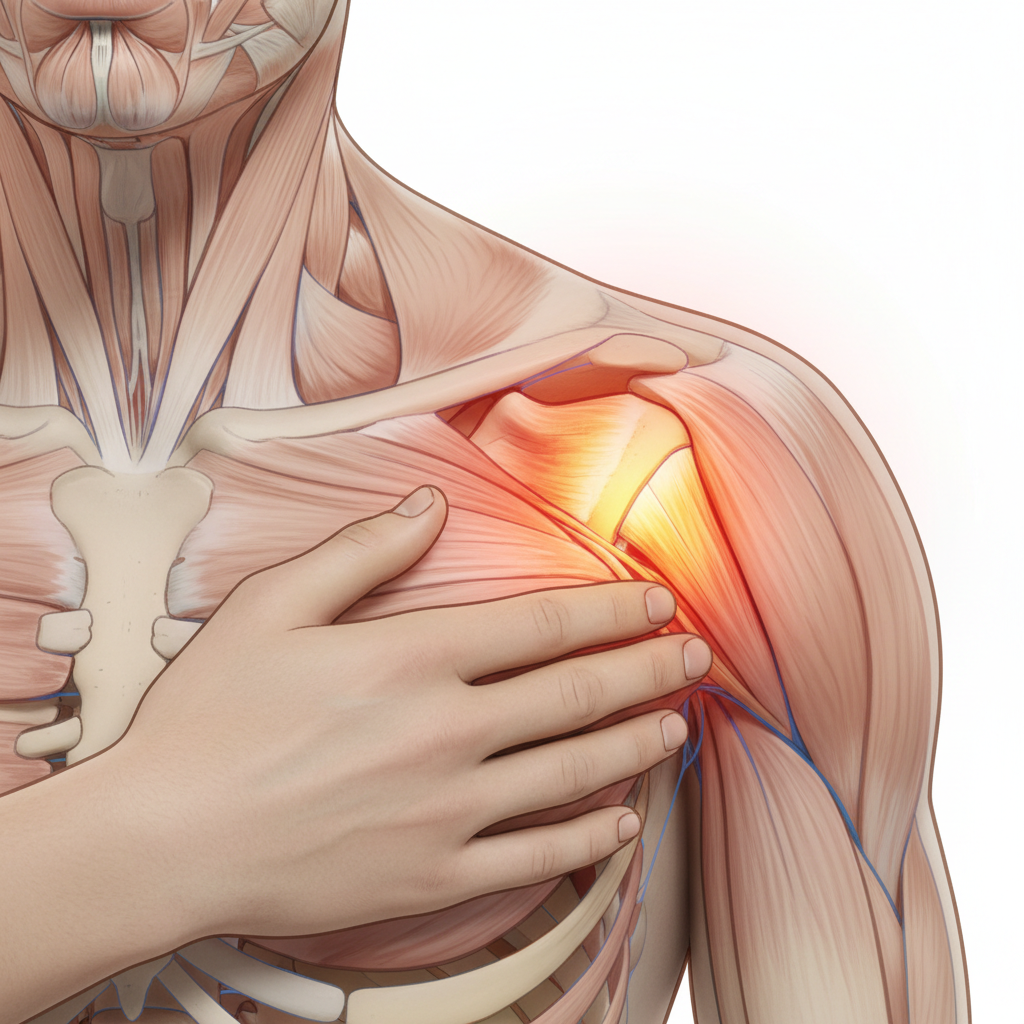 Anatomisk illustrasjon relatert til diagnosen