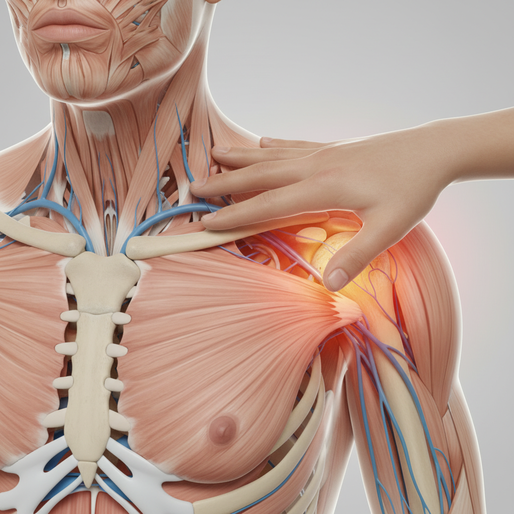 Anatomisk illustrasjon relatert til diagnosen