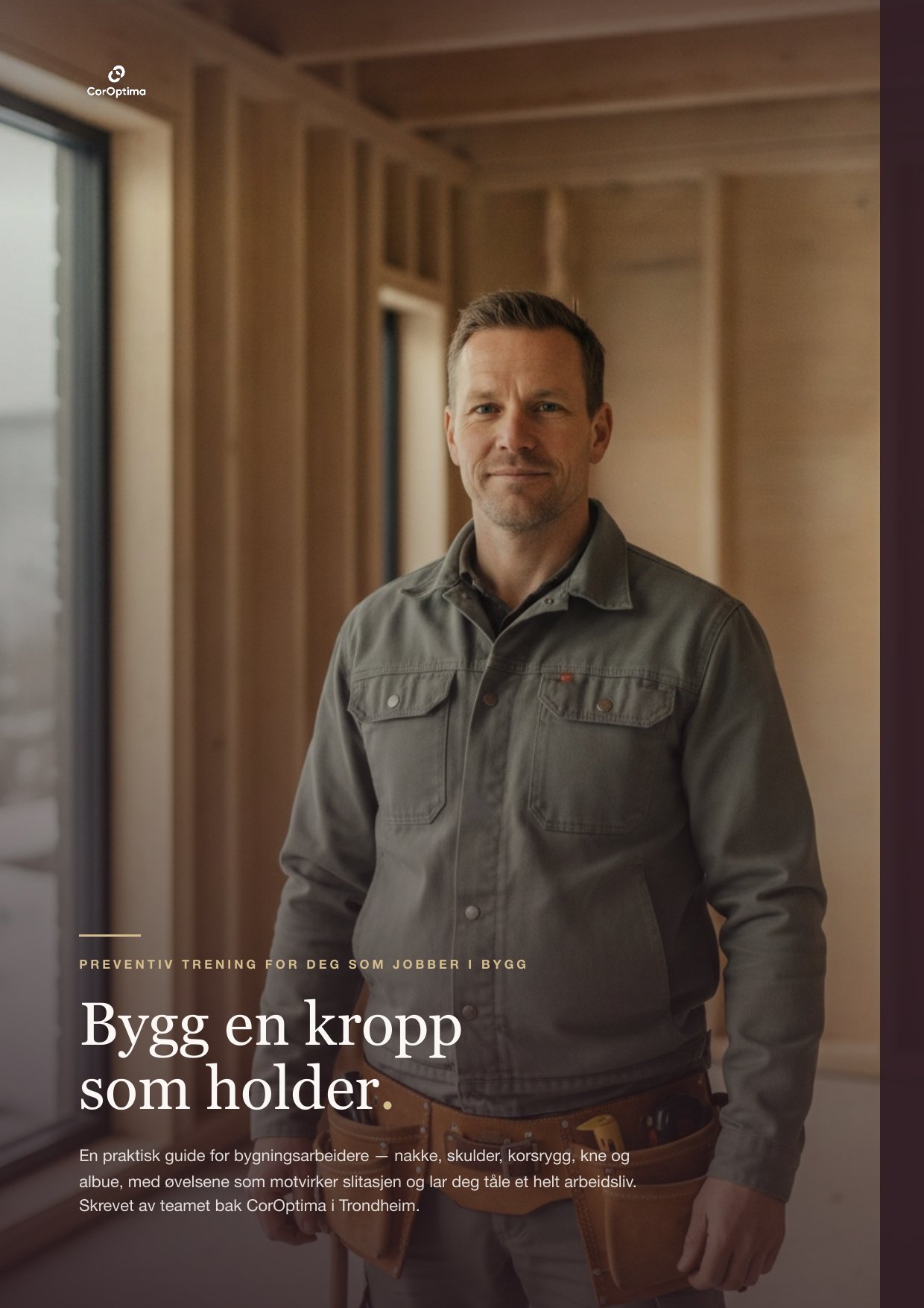 Forsiden av e-boka Bygg en kropp som holder fra CorOptima