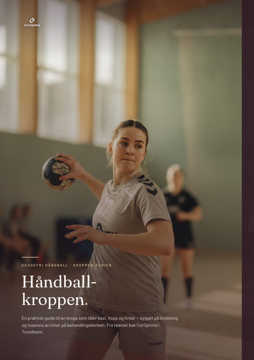 Forsiden av e-boka Håndballkroppen fra CorOptima