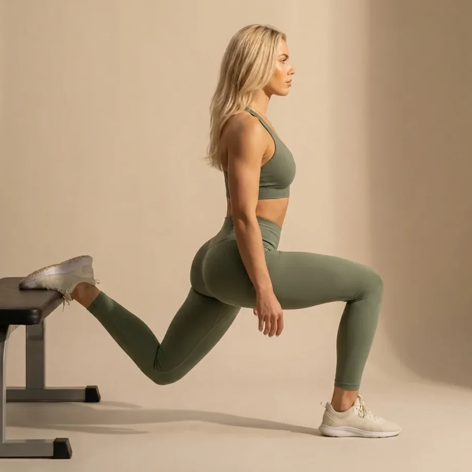Bulgarian Split Squat, vist som øvelse