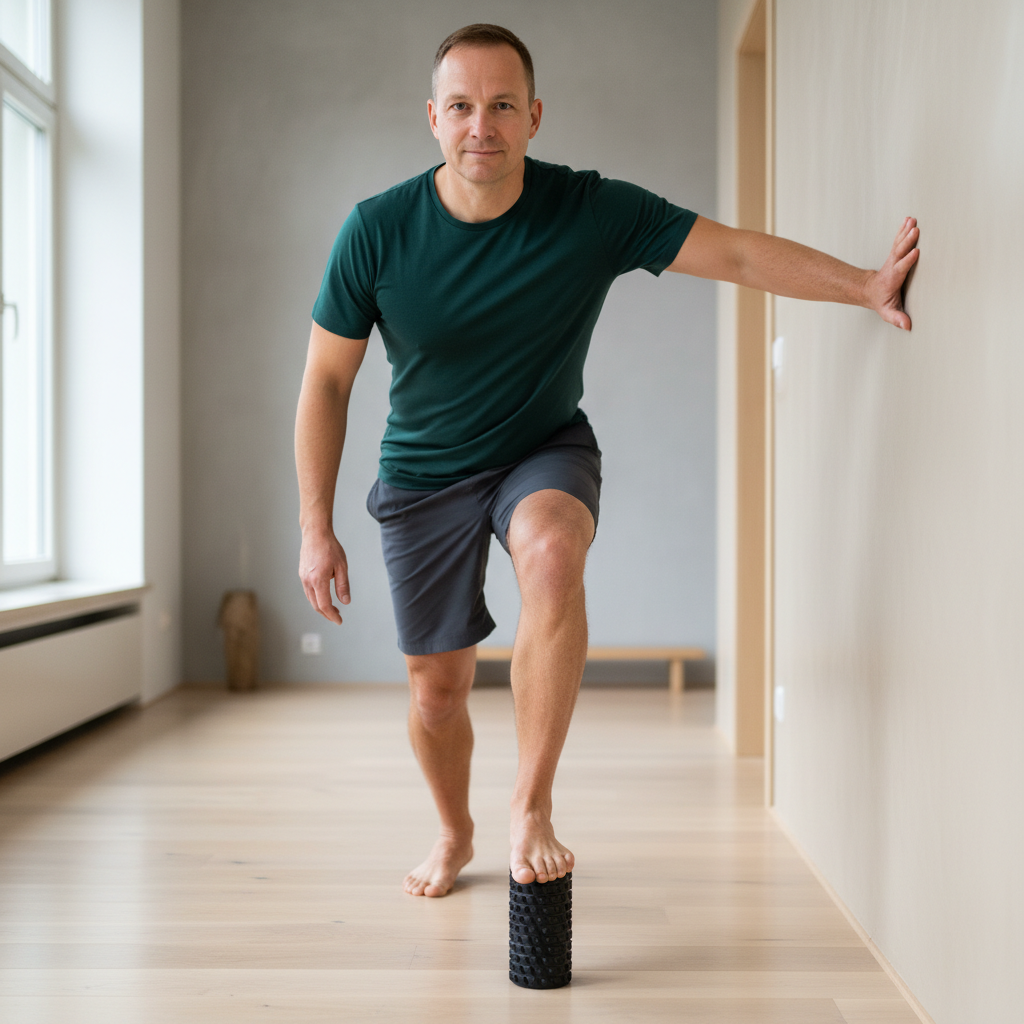 Plantar fascia rulle og strekk