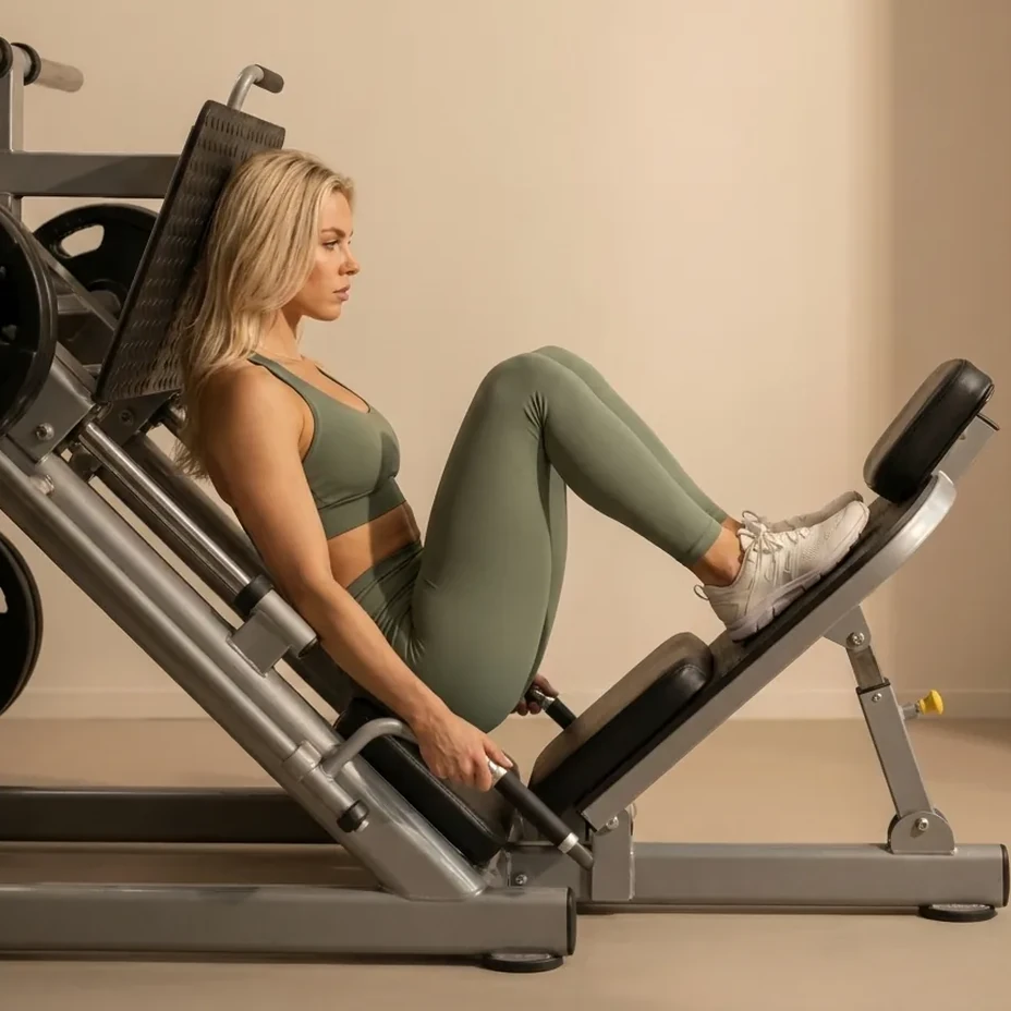Tempo Legpress, vist som øvelse