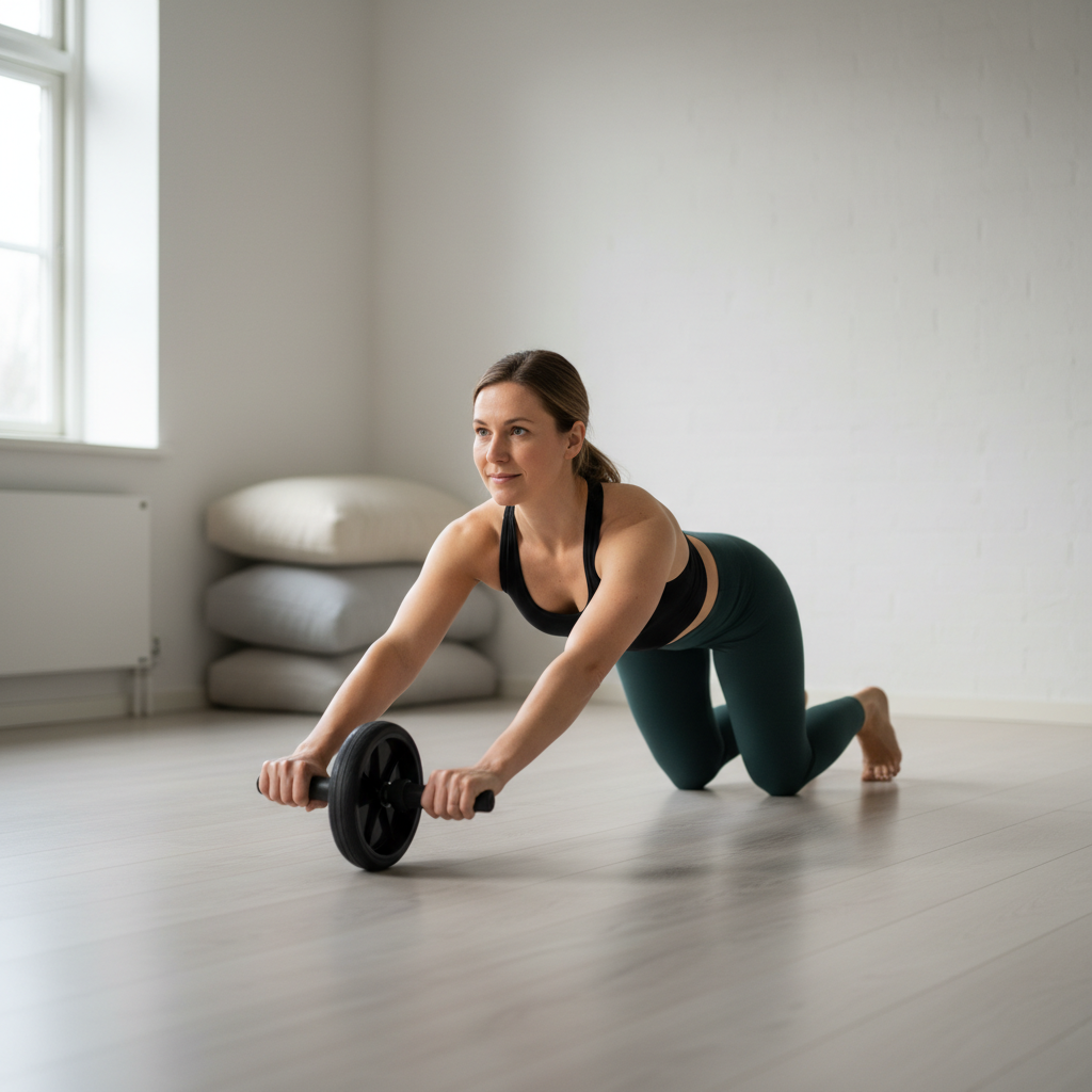 Ab wheel rollout