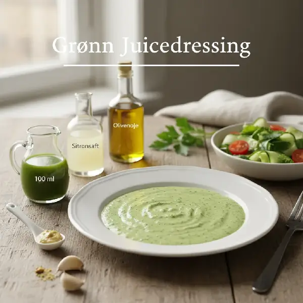 Foto av Grønn Juicedressing til Salater