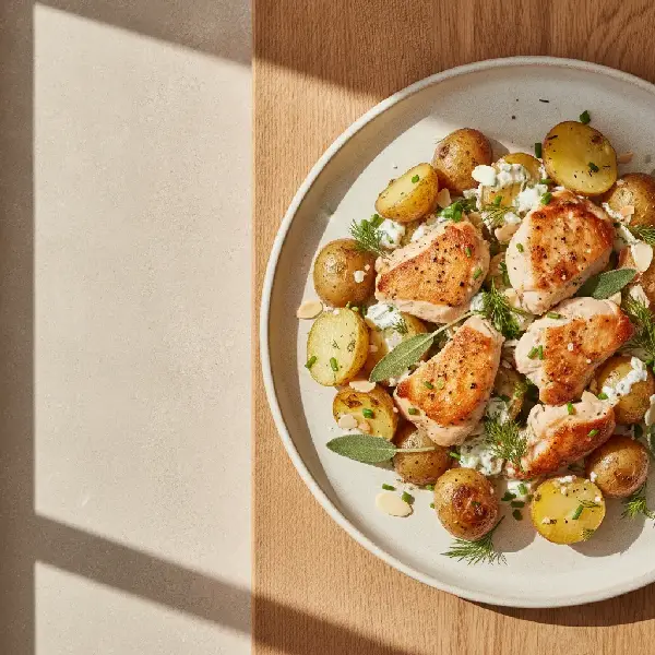 Kylling- og potetsalatfest