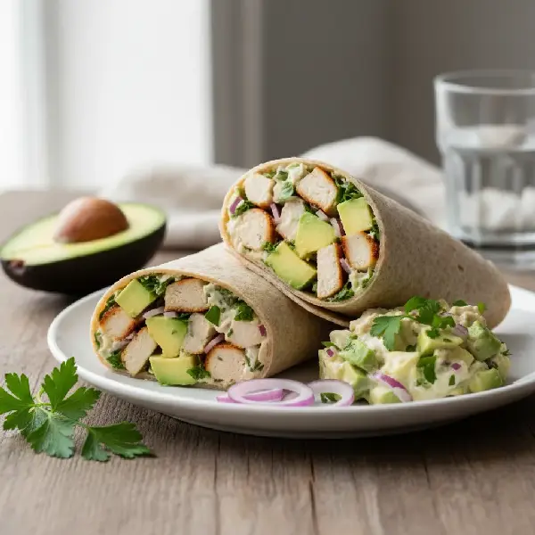 Foto av Avokado Kylling Wraps