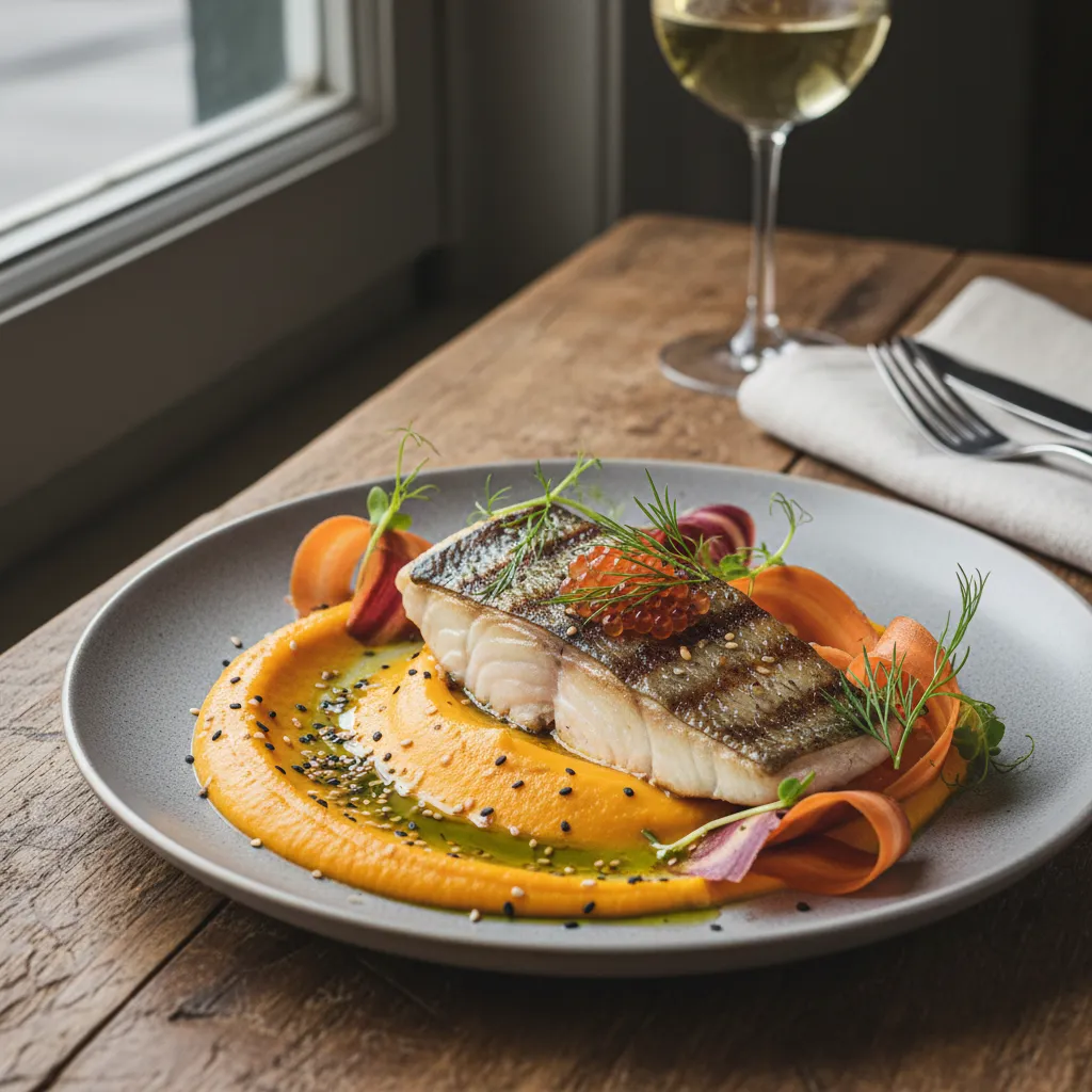 Fjellørret med Gulrotpuré