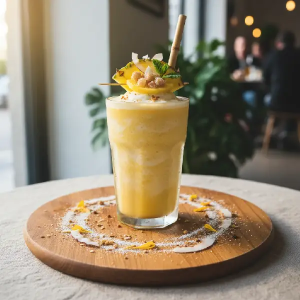 Ingefær- og Ananas Smoothie, sunt og sunt