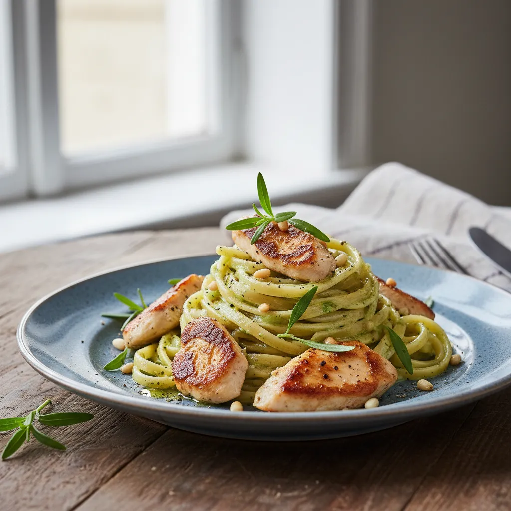 Kyllingpasta med Estragon