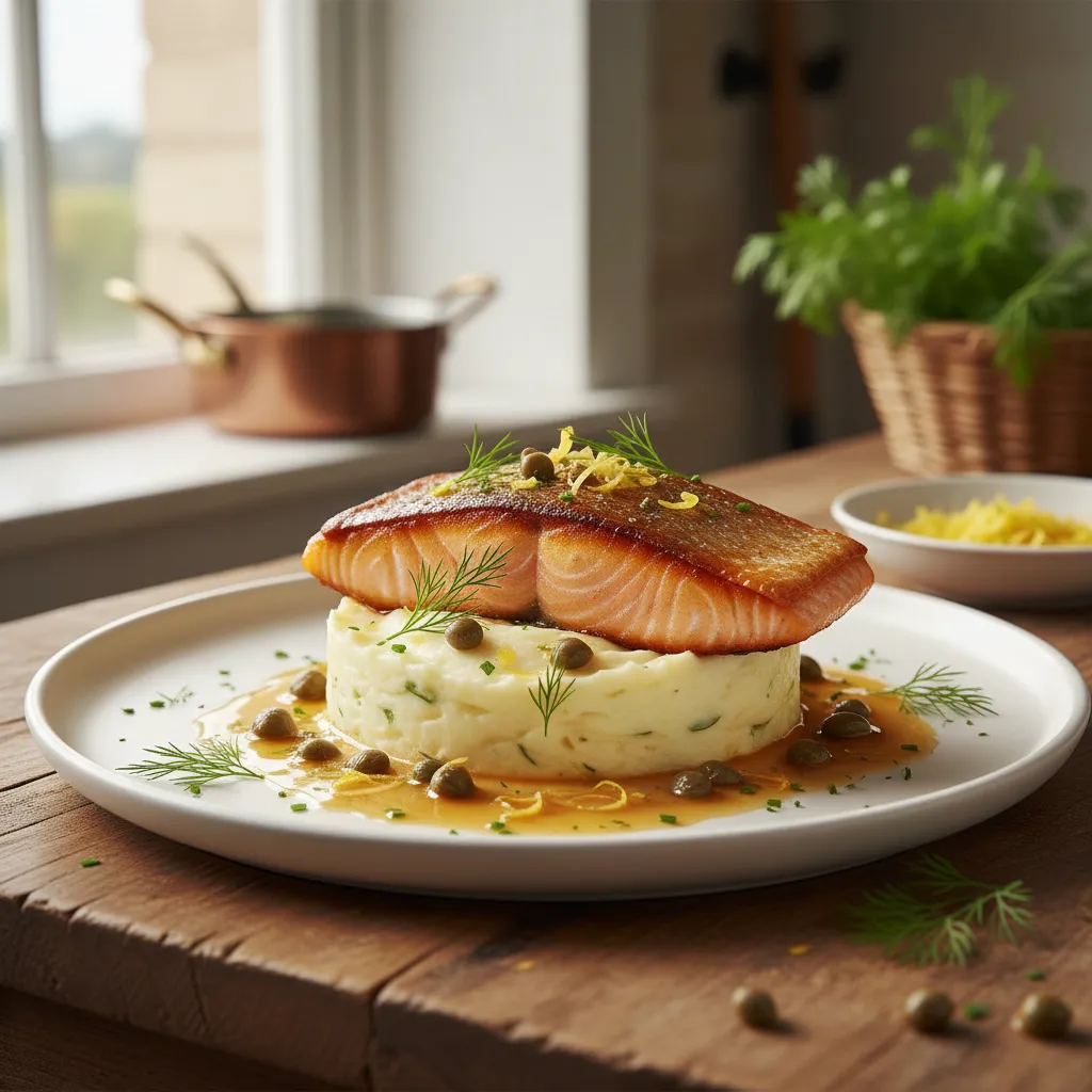 Laks med Dill og Potetpuré