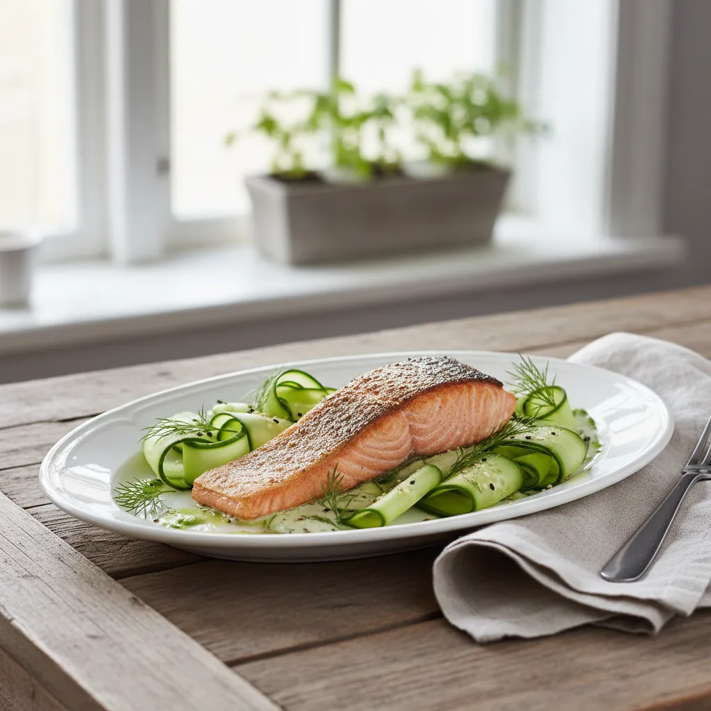 Laksefilet med Dill-Agurk