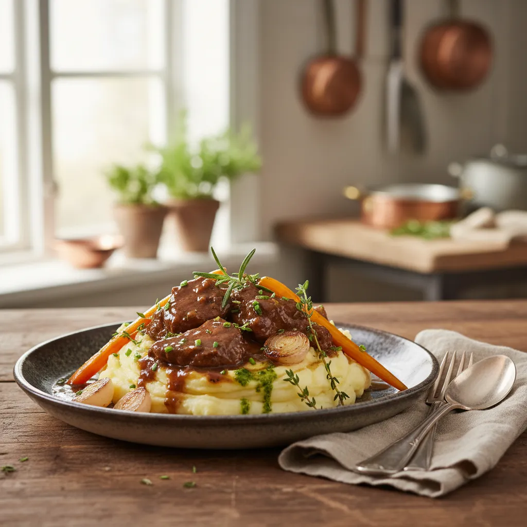 Lammegryte med Fløyelsmyke Poteter