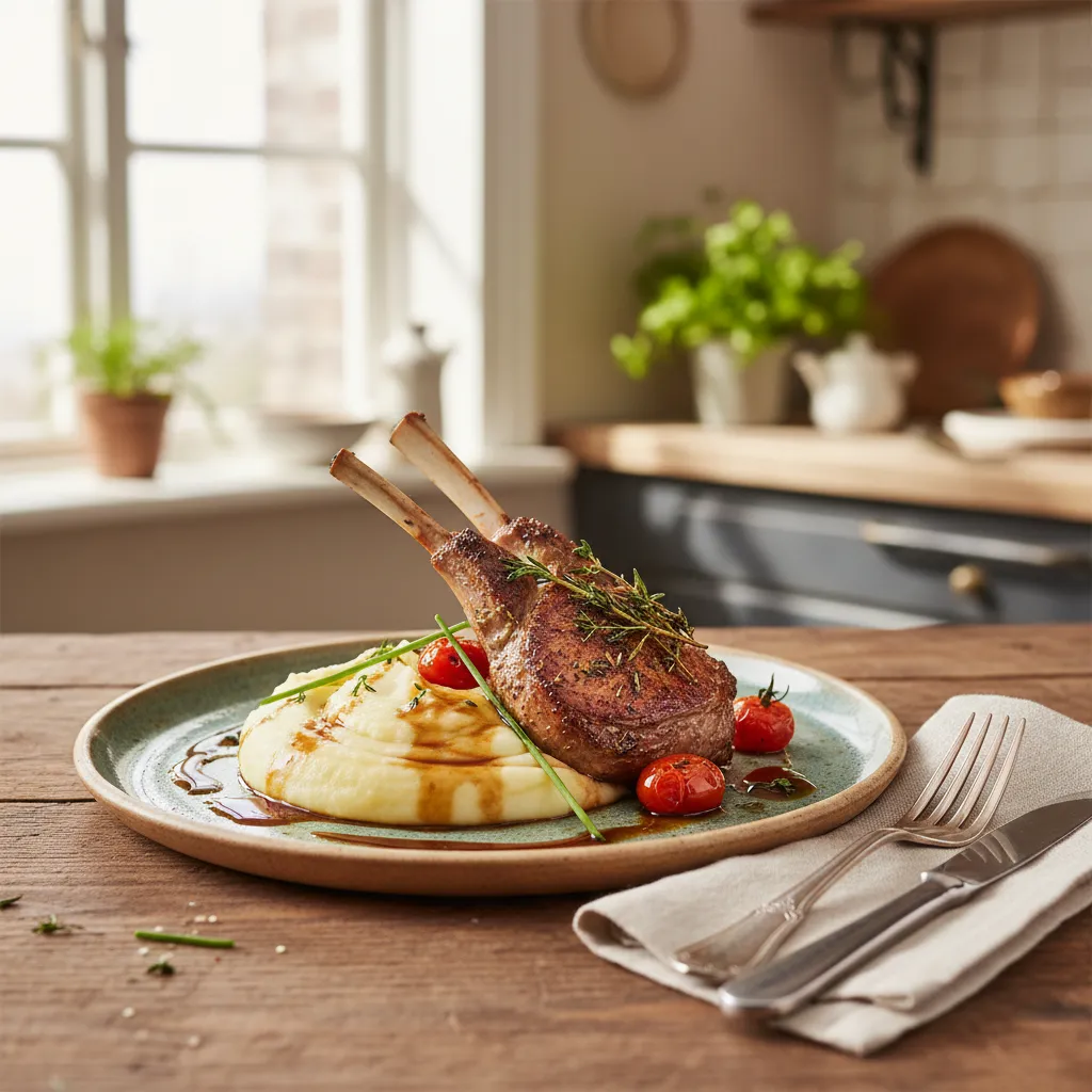 Ovnsstekt Lam med Potetpuré